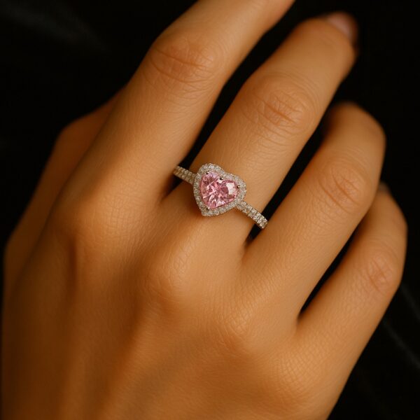 Cherished Heart Ring (pink)