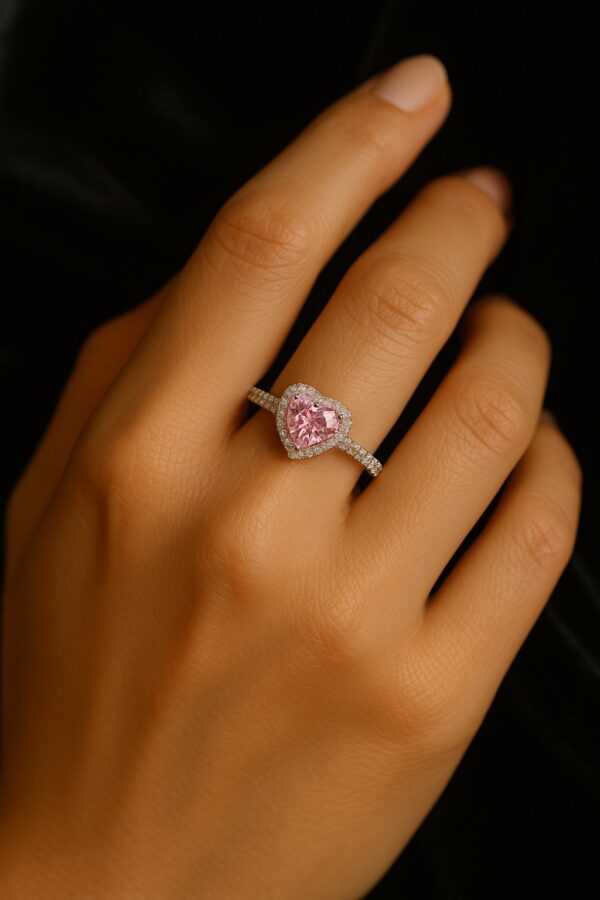 Cherished Heart Ring (pink)