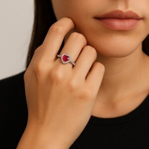 Cherished Heart Ring (red)